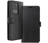 Custodia a libro Galaxy S20 Ultra Portacarte Funzione supporto - Nero