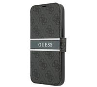 Custodia Guess per iPhone 13 Mini, Grigio - Libreria in ecopelle