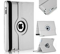 Custodia a libro in similpelle per Apple iPad 4, 3, 2, supporto rotabile di 360 gradi e con funzione leggio