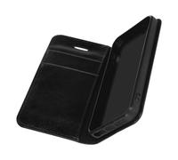 Custodia a libro in vera pelle serie First Class iPhone 5 / 5S / SE 2016 - Nera