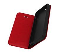 Custodia a libro in vera pelle serie First Class iPhone 5 / 5S / SE 2016 - Rossa