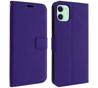 Custodia a libro iPhone 11 Portacarte Funzione supporto - Viola