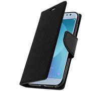 Custodia a libro nera Avizar Fancy Style per Samsung Galaxy J3 2017