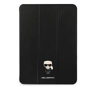 Custodia a libro nera Karl Lagerfeld per iPad 12.9 Pro 2021.
