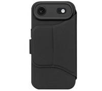 Custodia a libro per iPhone 17 Air in silicone testurizzato guscio staccabile