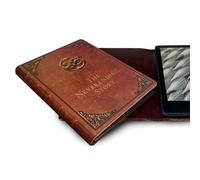 Custodia a libro per qualsiasi eReader con schermo da 6 a 6,8 pollici o da 7,5 x 5,1 pollici. Si adatta a qualsiasi lettore di e-book tra cui kobo, Nook, Kindle, Paperwhite, Sony, Storytel. (motivo