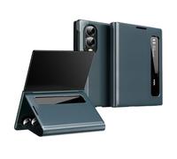 Custodia a libro per Samsung Galaxy Z Fold8 5G, con finestra, magnetica | Auto Wake Sleep, struttura, effetto ecopelle, protezione a 360 gradi, pratica finestra di visualizzazione intelligente per il
