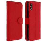 Custodia a libro rossa Avizar per iPhone XS Max