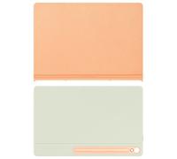 Custodia a libro Samsung Smart Book verde/arancione per Galaxy Tab S10 FE Plus