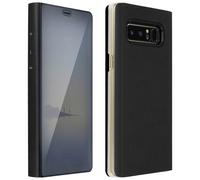 Custodia a libro traslucida effetto specchio nero Avizar per Samsung Galaxy Note 8