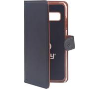 Celly Custodia a libro Wally891 per Samsung Galaxy S10 Plus Nero similpelle