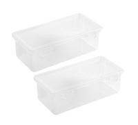 Custodia A Matita Capacità Clear Hard Pencil Box Organizer Per Pennello Marcatore 19x9x6cm Custodia Per Bambini