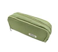 Custodia a matita grande, portatile, per penne, per compartments Pencil Case, scuola forniture per penne, borsa per studenti, borsa multifunzione, verde, Se référer au descriptif, riferimento
