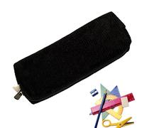 Custodia A Matita, Supporto A Matita, Borsa A Matita Retrò | Controllo Della Cartoleria A Velluto A Grande Capacità | Organizzatore Morbido, Sacchetto Versatile Per Penne, Marcatori, Gomme E Materiali