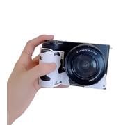 Custodia a mezza copertura in pelle PU alla moda per ZVE10 II, ideale per blogger di viaggi e appassionati di fotografia, fodera morbida per fotocamera