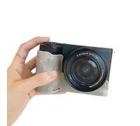 Custodia a mezza copertura in pelle PU alla moda per ZVE10 II, ideale per blogger di viaggi e appassionati di fotografia, fodera morbida per fotocamera