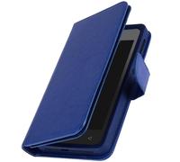 Custodia a portafoglio Avizar blu per smartphone da 5,5" a 6"
