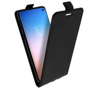 Custodia Galaxy S10 Sportellino Verticale Protezione Portacarte Nero