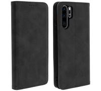 Custodia a portafoglio Avizar con funzione supporto nera per Huawei P30 Pro