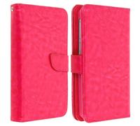 Custodia Universale Smartphone 5.5' à 6.0' Portafoglio 6 Portacarte Fucsia