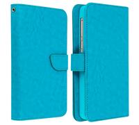 Custodia a portafoglio Avizar turchese per smartphone da 4,3" a 4,7"
