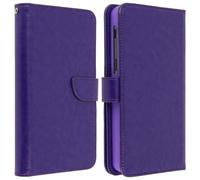 Custodia a portafoglio Avizar viola per smartphone da 5,3" a 5,5"