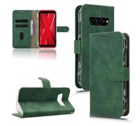 Custodia a Portafoglio for Kyocera Torque G07 Custodia con Porta Carte di Credito, Custodia a Libro in Pelle PU Custodia a Portafoglio con Cinturino da Polso Custodia Protettiva Antiurto(Ye?il)