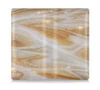 Custodia a portafoglio in finta pelle gialla con glitter effetto marmo di alta qualità Toursuit e porta carte di assicurazione per documenti essenziali, patente di guida, carte, Falso Glitter Marmo