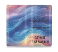 Custodia a portafoglio in pelle di alta qualità per assicurazione e carta d'identità, per uomo e donna, essenziale, per documenti, patente di guida, chiavi di contatto, carte di contatto, blu reale