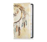 Custodia a portafoglio in pelle di alta qualità per auto e tessere, per uomo e donna, essenziale per qualsiasi auto, camion, moto, rimorchio o barca, acchiappasogni cowboy occidentale