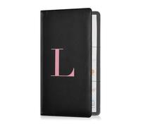 Custodia a portafoglio in pelle per assicurazione e carta d'identità, da uomo e da donna, essenziale per carta d'identità, patente di guida, chiavi di contatto, carte di contatto L