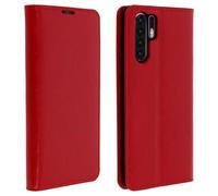 Custodia Huawei P30 Pro Pelle Portafoglio Funzione Stand - Rosso