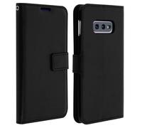 Custodia a portafoglio nera vintage Avizar per Samsung Galaxy S10e