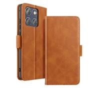 Custodia a Portafoglio per Edge 70 Fusion Effetto Patinato con Supporto
