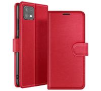 Custodia a portafoglio per Galaxy A22 5G con supporto e linguetta magnetica