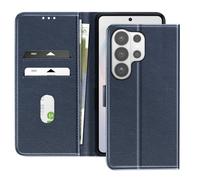Custodia a portafoglio per Galaxy S26 Ultra Serie Chesterfield goffrata funzione