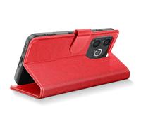 Custodia a Portafoglio per Honor 600 Lite Serie Chesterfield Funzione Stand