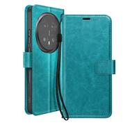 Custodia a Portafoglio per Honor Magic 8 Pro con Laccetto e Funzione Stand