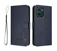 Custodia a portafoglio per Nokia HMD Pulse PRO/HMD Pulse/HMD Pulse Plus, in pelle PU, con blocco RFID, porta carte di credito, supporto per notebook, antiurto, colore: blu