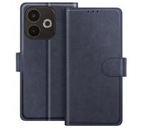 Custodia a portafoglio per Oppo A5 Pro Serie Chesterfield con funzione supporto