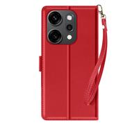 Custodia a portafoglio per Oppo Reno 14 / 14F / 14 FS con cinturino da polso