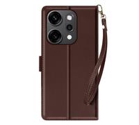Custodia a portafoglio per Oppo Reno 14 / 14F / 14 FS con cinturino da polso