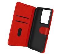 Custodia a portafoglio per Oppo Reno 8 Pro 5G Chesterfield Grana Funzione Stand