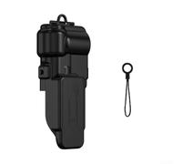 Custodia a portafoglio per Osmo Pocket 4 con supporto a clip cardanica, progettata per l'esclusione della polvere e l'assorbimento degli urti durante il trasporto (nero)