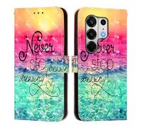 Custodia a portafoglio per Tecno Camon 50 Pro 4G, custodia a portafoglio in pelle PU design 3D antiurto con cavalletto porta carte di credito. Chasing dreams