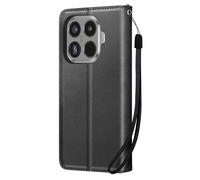 Custodia a portafoglio per Xiaomi 15T Pro con cinturino da polso e porta carte