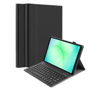 Custodia a portafoglio premium BT AZERTY per Samsung Tab A11+, nera