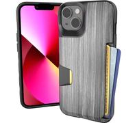 Custodia a portafoglio Smartish per iPhone 13 - Wallet Slayer Vol. 1 [Sottile e protettiva] Porta carte di credito - Custodia con scomparto per c