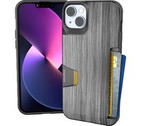 Custodia a portafoglio Smartish per iPhone 14 Plus - Wallet Slayer Vol. 1 [Sottile e protettiva] Porta carte di credito - Custodia con scomparto