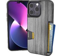 Custodia a portafoglio Smartish per iPhone 14 Pro Max - Wallet Slayer Vol. 1 [Sottile e Protettiva] Porta carte di credito - Custodia con scompar